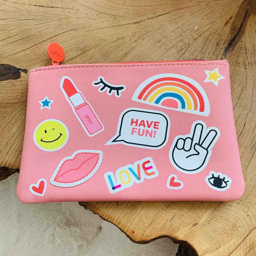 Ipsy | “Have Fun” 🌈 Zipper Cosmetic Bag